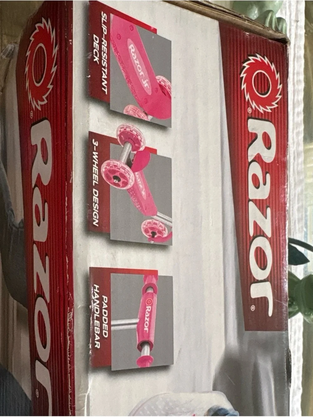 Razor Pink Three-Wheel Kids Scooter